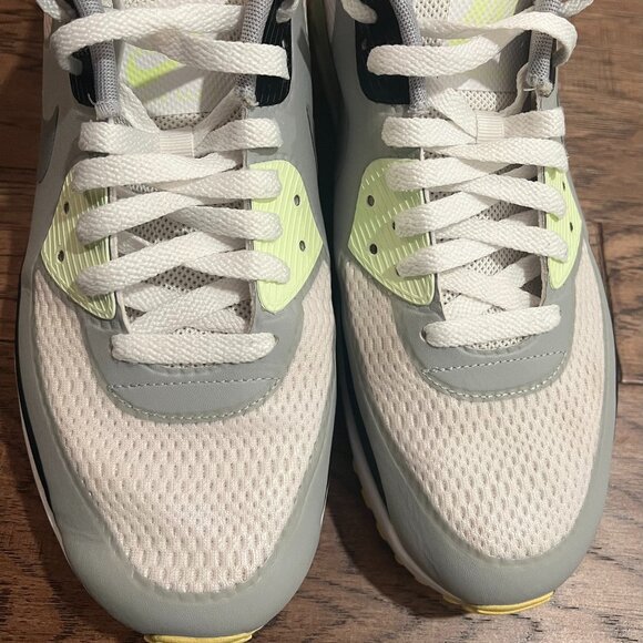 NIKE AIR MAX 90 GOLF WHITE PARTICLE GREY BARELY VOLT MENS SIZE 11.5 - Picture 5 of 7